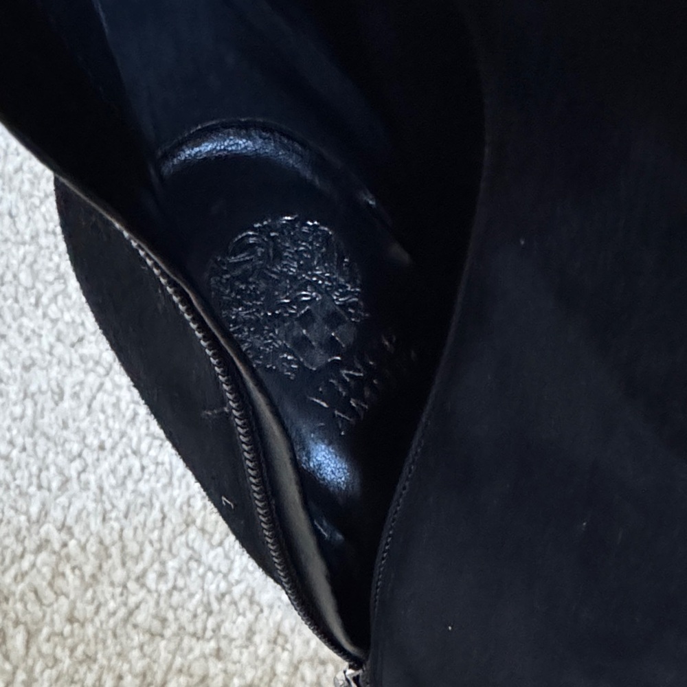 Vince Camuto Black Peviolia Suede Boots - Picture 6 of 7